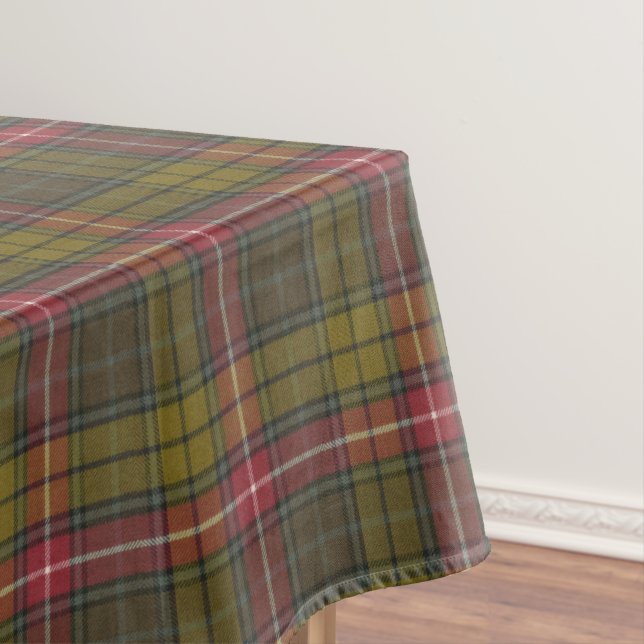 Buchanan Weathered Original Scottish Tartan  Tablecloth (In Situ)