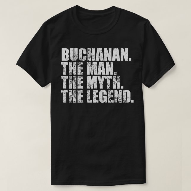 BuchananBuchanan Family name Buchanan last Name Bu T-Shirt (Design Front)
