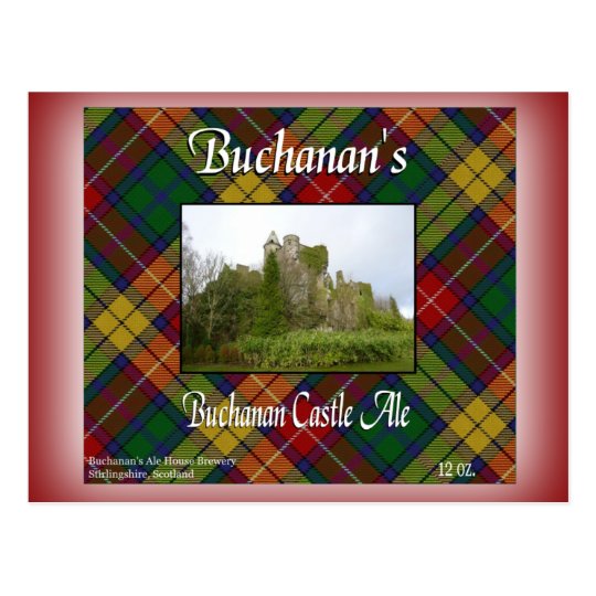 Buchanan's Buchanan Castle Ale Postcard