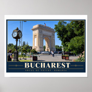 Bucharest Arcul de Triumf Poster