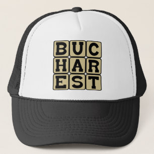 Bucharest, Capital of Romania Trucker Hat