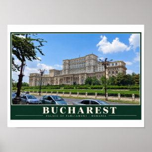 Bucharest Palace of Parliament Poster