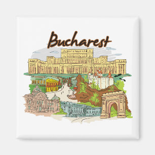 Bucharest, Romania Magnet