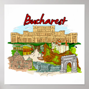 Bucharest - Romania Poster