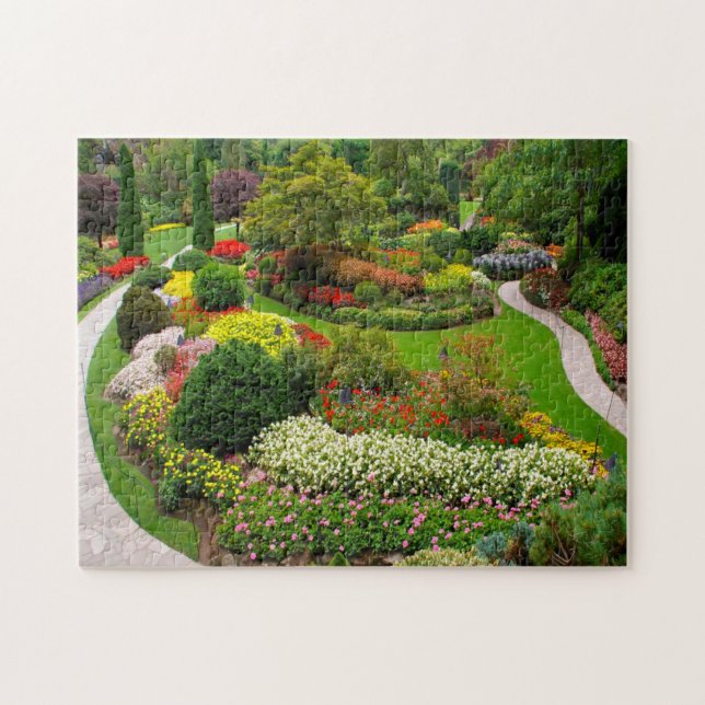 Buchart Gardens Vancouver. Jigsaw Puzzle (Horizontal)