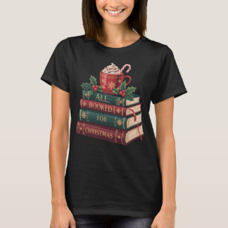 Bücher und Weihnachten – Geschenk für Leseratten T-Shirt