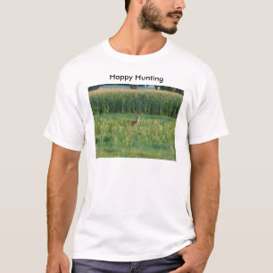 Buck and Cornfield, Happy Hunting T-Shirt