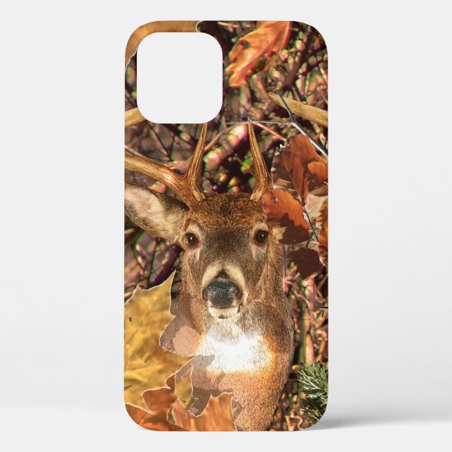 Buck Camouflage White Tail Deer Case-Mate iPhone Case (Back)