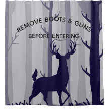 Buck Deer Foggy Forest Scene