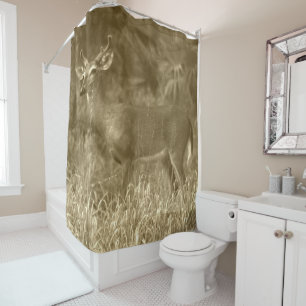 Buck Deer Shower Curtain