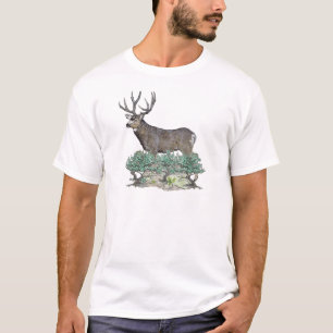 Buck deer watercolor T-Shirt