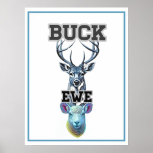 BUCK EWE POSTER