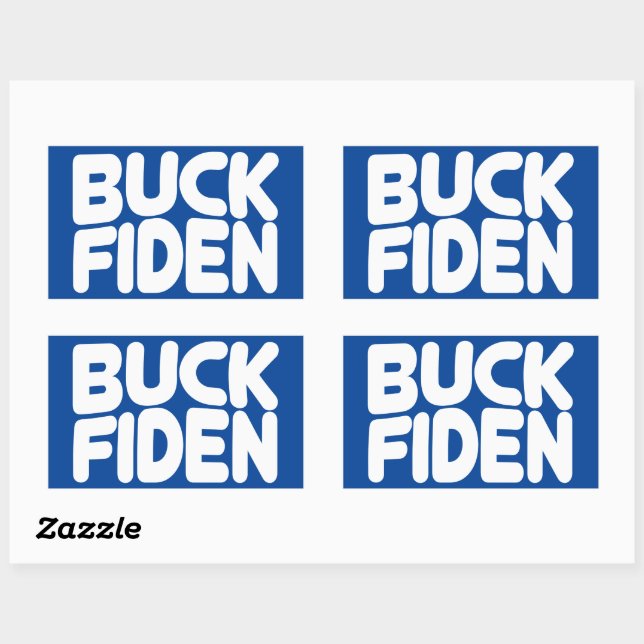 Buck Fiden Rectangular Sticker (Sheet)