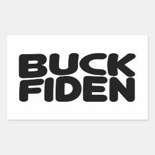 Buck Fiden Rectangular Sticker