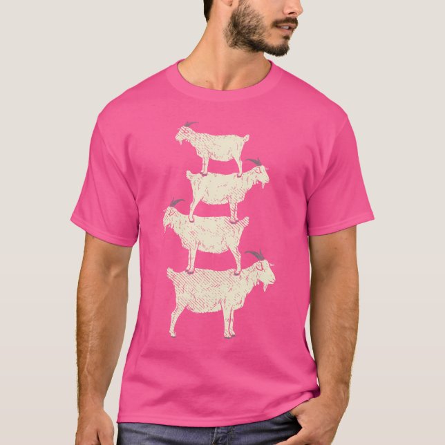 Buck Goat Goat Breeder Goat T-Shirt (Front)