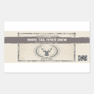 Buck Grunge Custom Beer Labels