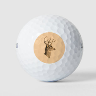 Buck Head Burlywood Golf Balls