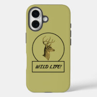 Buck Head Dark Khaki iPhone Cases