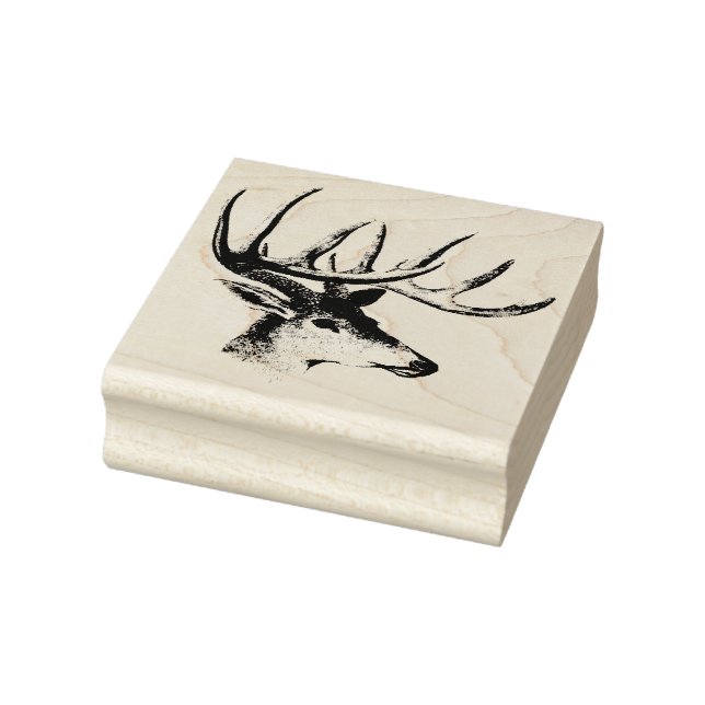 Buck Head Rubber Stamp (Stamp)