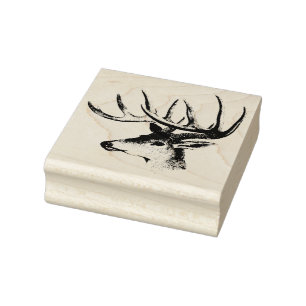 Buck Head Rubber Stamp