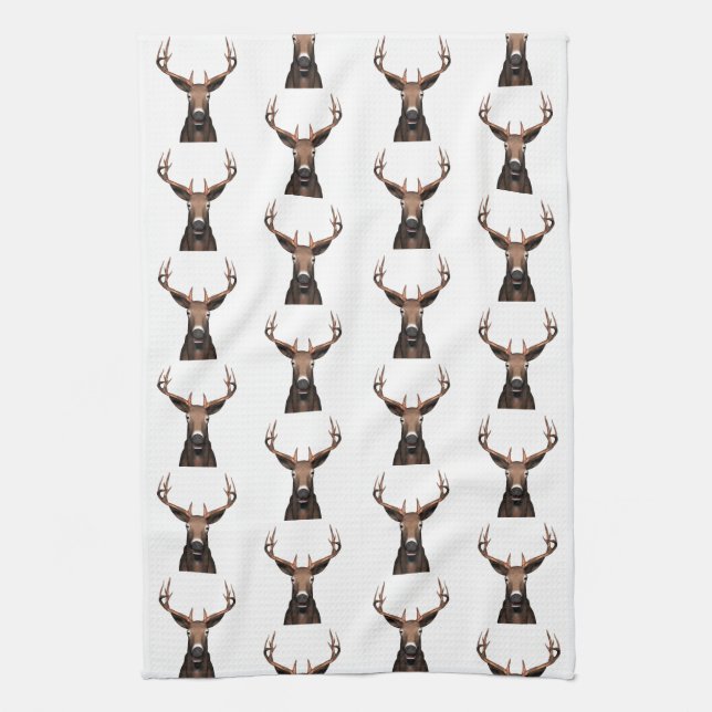 Buck Head Tea Towel (Vertical)