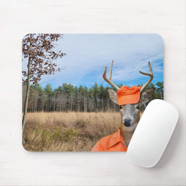Buck Hunter With Rifle Mouse Mat (With Mouse)