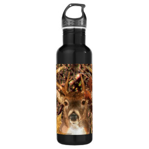 Buck in Camo White Tail Deer 710 Ml Water Bottle