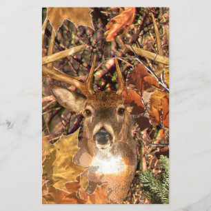 Buck in Camo White Tail Deer Flyer