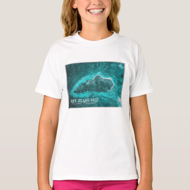 BUCK ISLAND - VIRGIN ISLANDS UNITED STATES T-Shirt (Front)