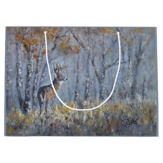 Buck Meadow Large Gift Bag (Front)