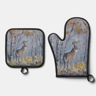 Buck Meadow Oven Mitt & Pot Holder Set
