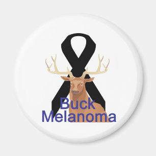 Buck Melanoma Magnet