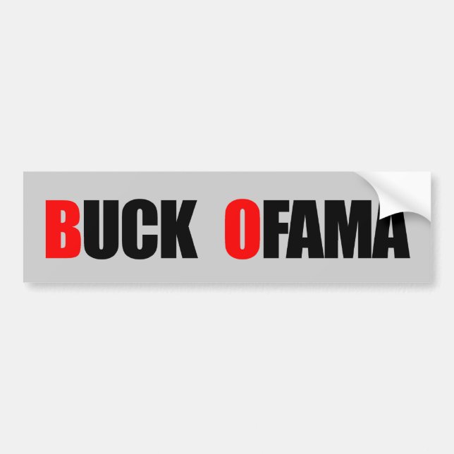BUCK OFAMA Bumper Sticker (Front)