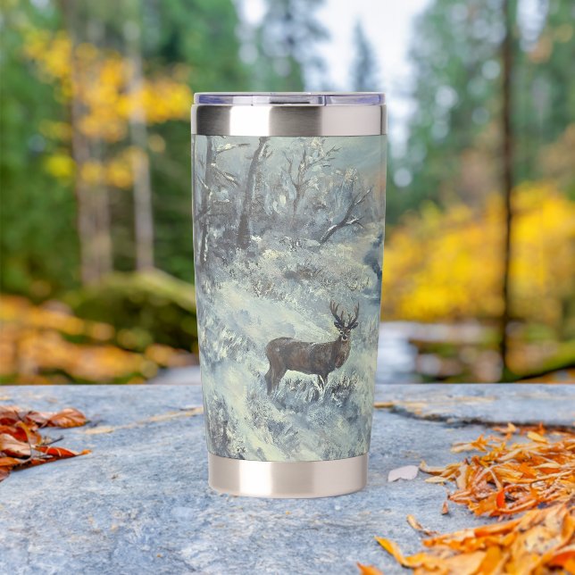 Buck River Winter Insulated Tumbler (Outdoor (Rotated))