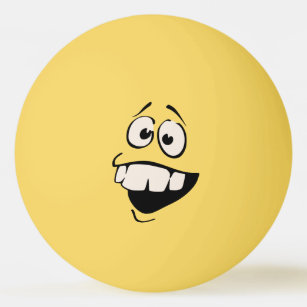 Buck Teeth Face Ping Pong Ball