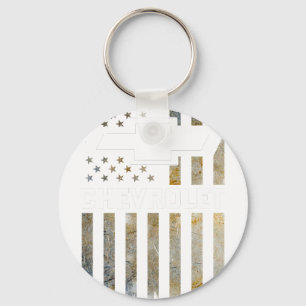 Buck Wear Chevy Camo Accent Flag 2 Key Ring