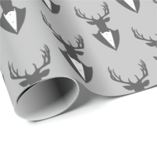 Buck Wearing Tuxedo Your Background Colour Wrapping Paper