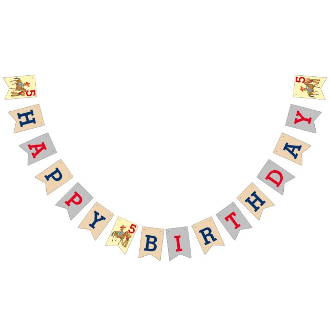 Buckaroo Cowboy Add Age Birthday Party Bunting (All)