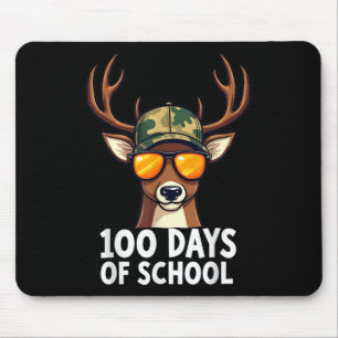 Bucked100 Days Of School Are Here Deer Hunting 100 Mouse Mat