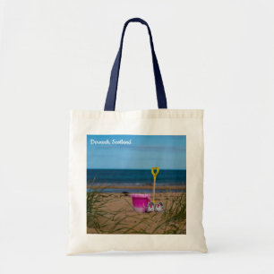 Bucket and Spade on Dornoch Beach Tote Bag