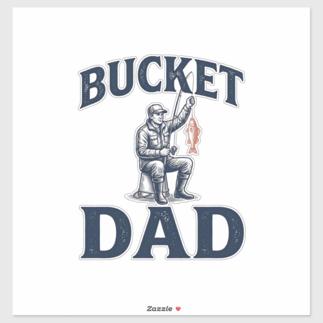 Bucket Dad Fishing Vintage Engraving Design_1 (Sheet)