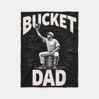 Bucket Dad Sell Daddy  Fleece Blanket