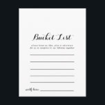 Bucket List Cards<br><div class="desc">These bucket list cards are the perfect activity for a wedding reception or bridal shower. 

Bucket List sign is sold separately.</div>