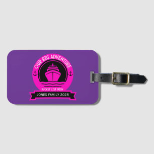 Bucket List Cruise Luggage Tag
