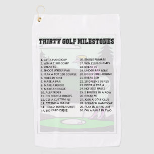 Bucket List Golf Towel