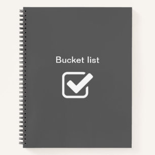 Bucket list - notebook