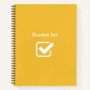 Bucket list - notebook