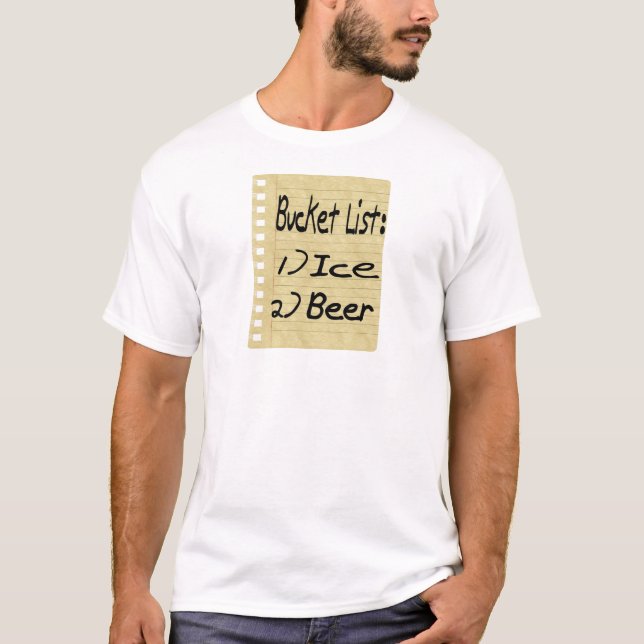 Bucket List T-Shirt (Front)