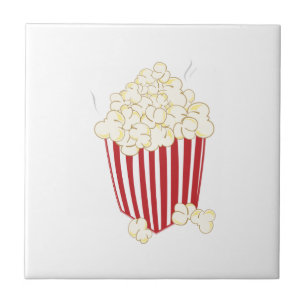 Bucket Of Popcorn Tile
