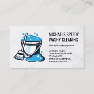 Bucket of Soapy Water Business Card